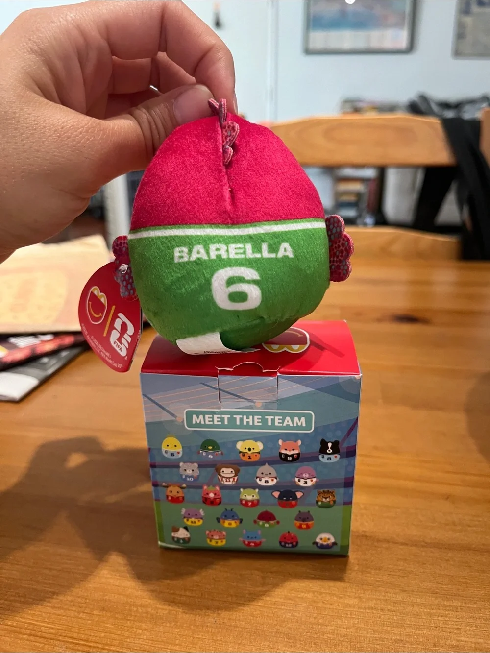 Squishmallows Barella Plush FIFA World Cup McDonalds Happy Meal toy